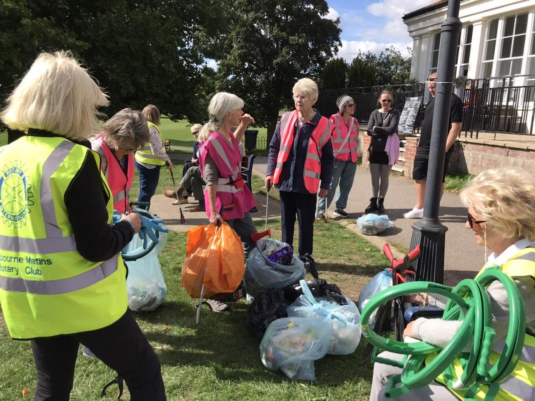 PLASTIC BLITZ Sunday 18th September 2022 - Some of the rubbish collected