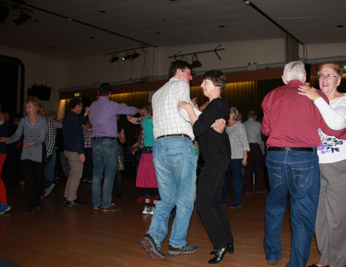Packed hall for our Barn Dance - 