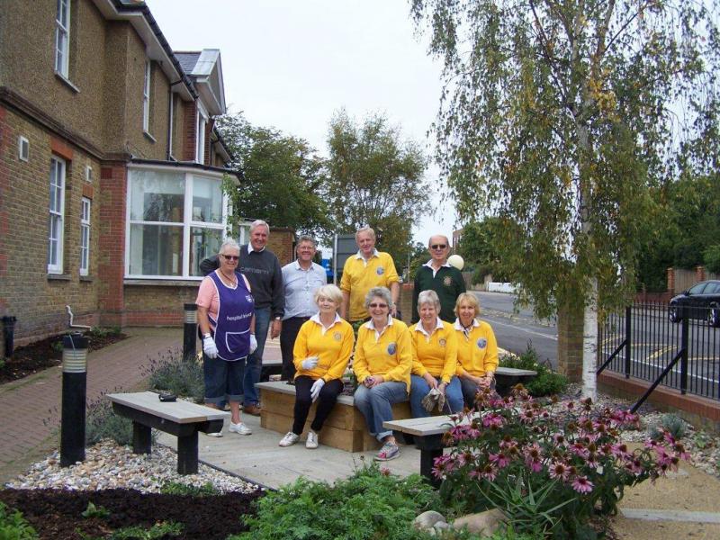 Gardening at Whitstable & Tankerton Hospital 21/9/13 - 100 8130 Different Group Close up 1