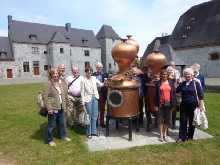 Twinning Visit, Charleroi, Belgium - Rotarians at the distillery