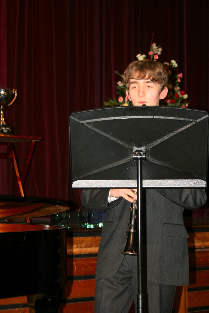 Young Musician Final - 13 Sam Rees (Marling School) plays his Clarinet selection