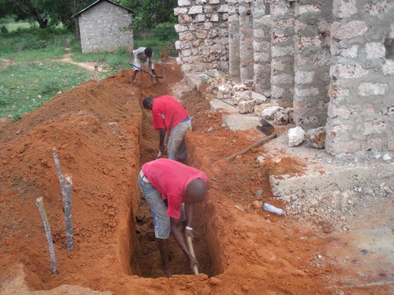 International Activities - Construction of the toilet block
