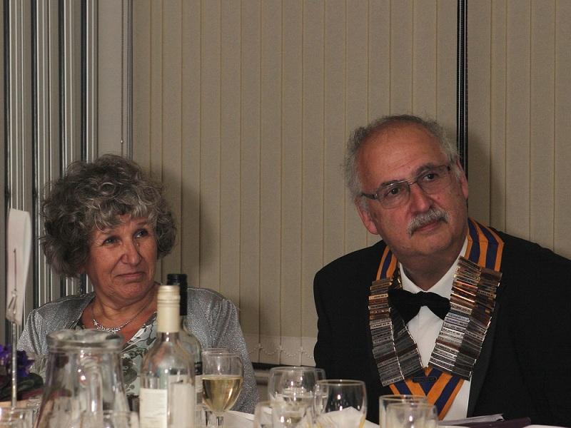 President's Induction Meeting 2012 - Tony and Lesley