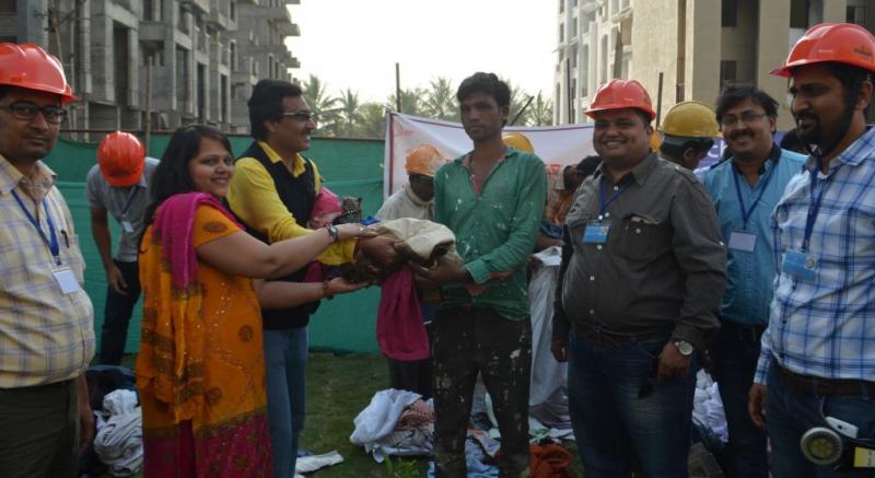 Clothes donated by Luton North R C distributed in Pune - 1 1