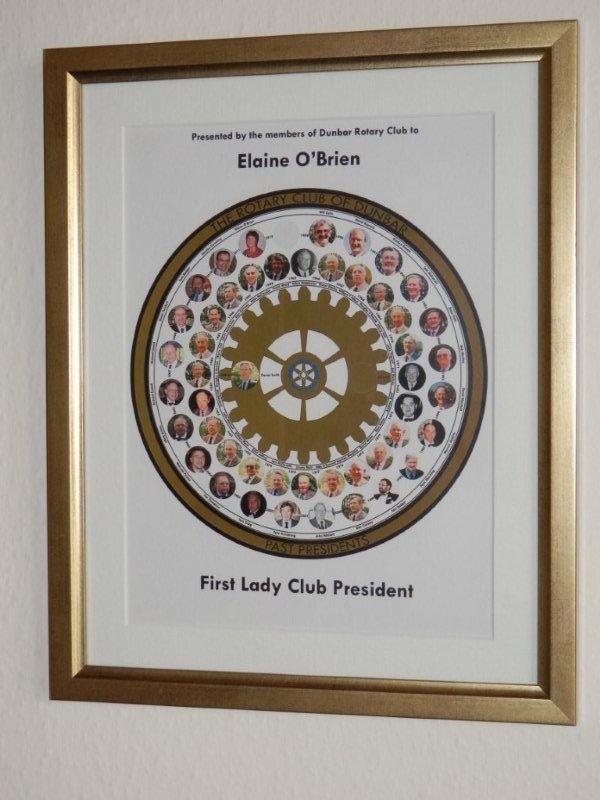 Rotary Year 2012-13 - The Dunbar Presidential Wheel