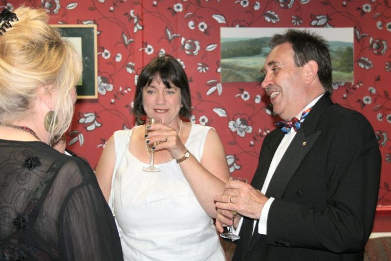 Charter Night - Jenny welcomes David and Anne Drew