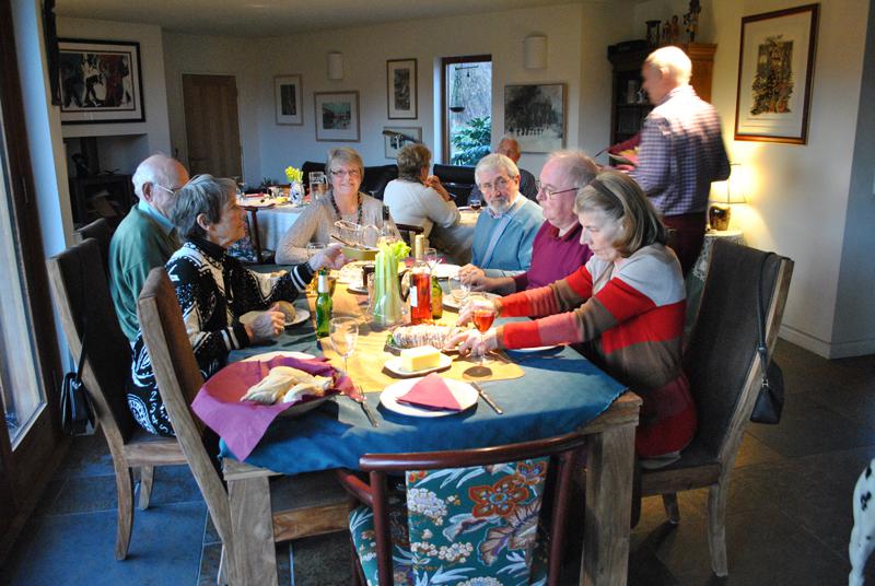 Safari/progressive Supper - At Kim and Sheila's home 1