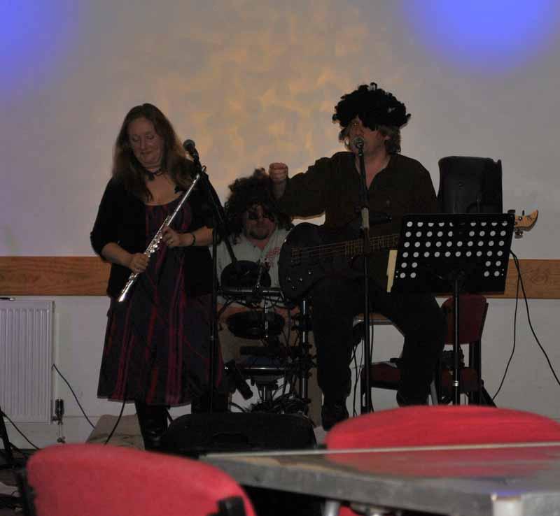 Music/dance evening with the Rythmn Thieves - Having fun.