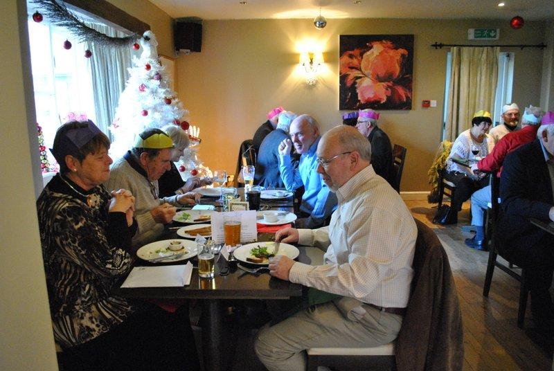 12.45 for 1pm Rotarians Golfing Xmas Lunch  - Enjoying the meal 1