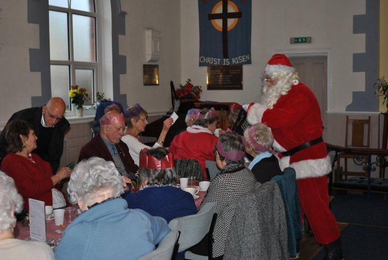 Presents for the elderly - Handing out gifts 6