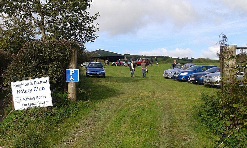 Vintage Sports Car Club hill climb Oct 2014 - The older cars parked in here