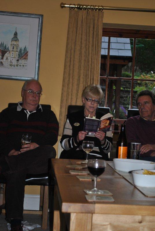 Literary evening at Ffrydd House Knighton - Pauline
