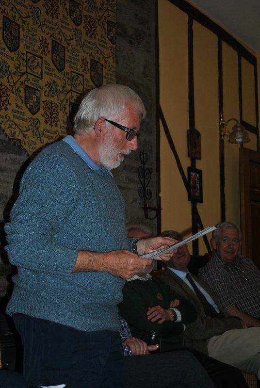 Literary evening at Ffrydd House Knighton - Brian