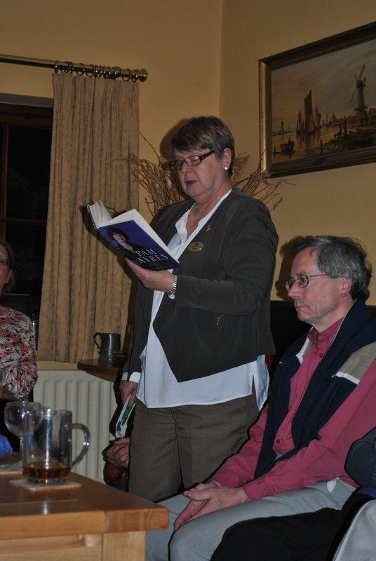 Literary evening at Ffrydd House Knighton - Sheila