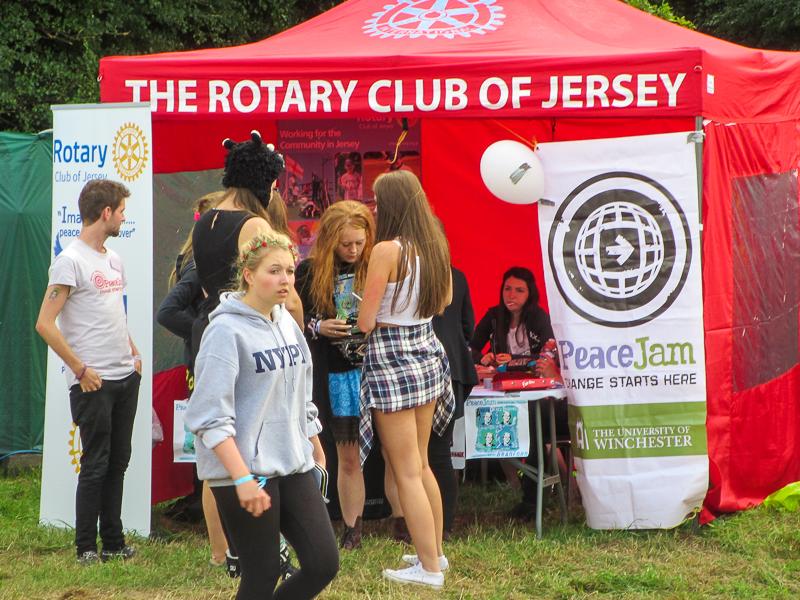PeaceJam at Jersey Live - Youngsters connecting with youngsters