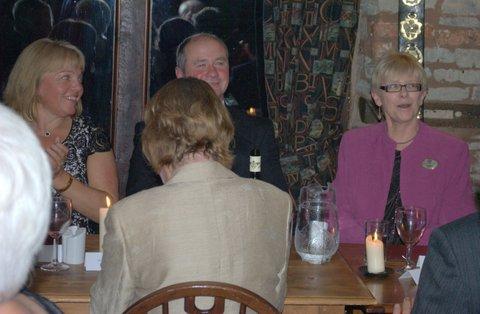 President's evening at the Riverside Inn, Aymestry - Happy Birthday Pauline!
