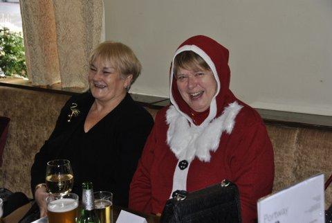 Rotarian golfers Christmas lunch at the Portway Inn - Smile!