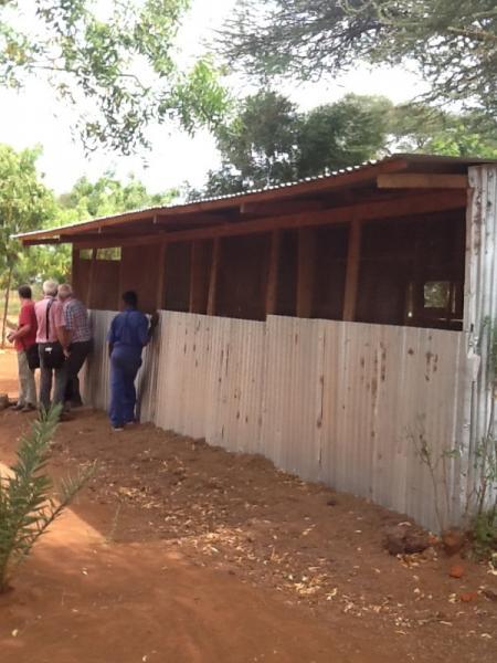 2015: Visit to Tanzania - Childreach chicken house Ghona Vocational College
