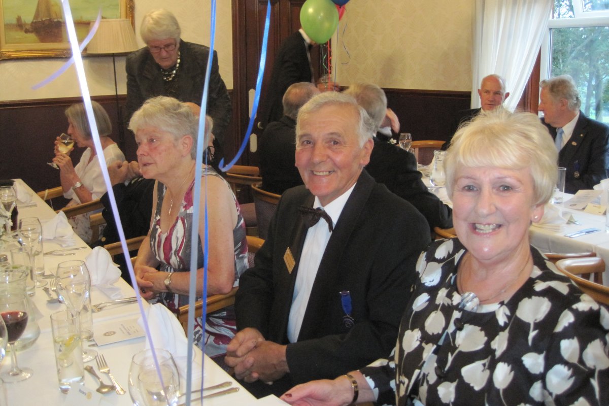 Millom Club Charter Dinner 2016 - Bryan and Nadine are enjoying themselves