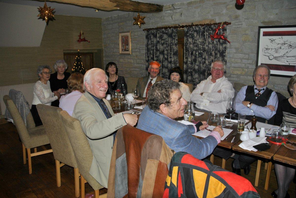 Christmas dinner at the Stagg in Titley - Carol singing 1