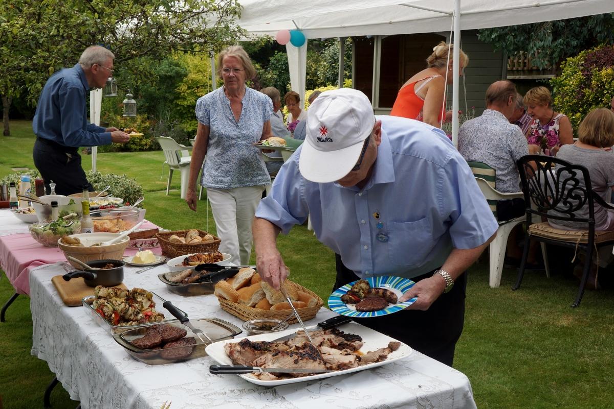 Pinner Rotary Summer Barbecue - Time for food