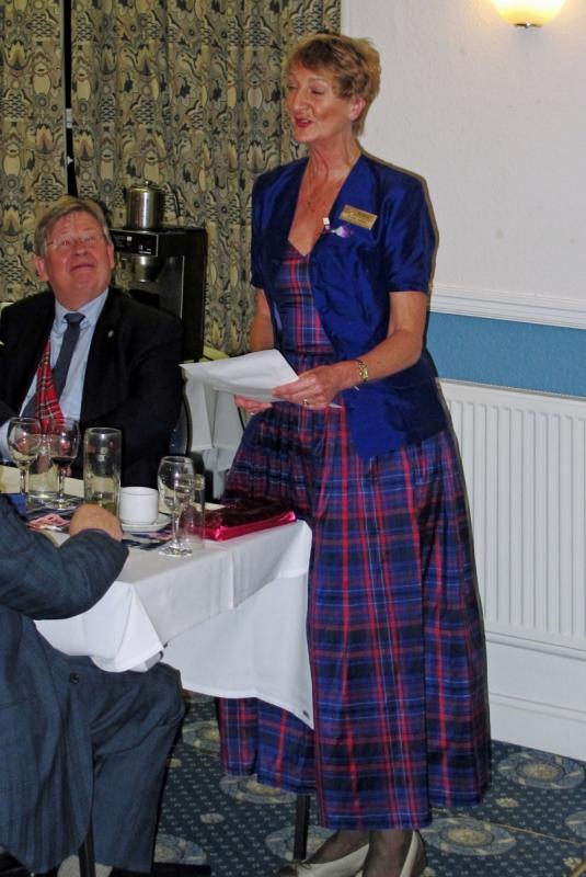 Burns Night at Pinner Hill Golf Club - Hilary Responds for the Lassies