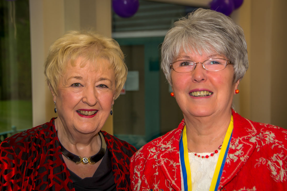 The Rotary Foundation centenary celebration. - Barbara and Linda.