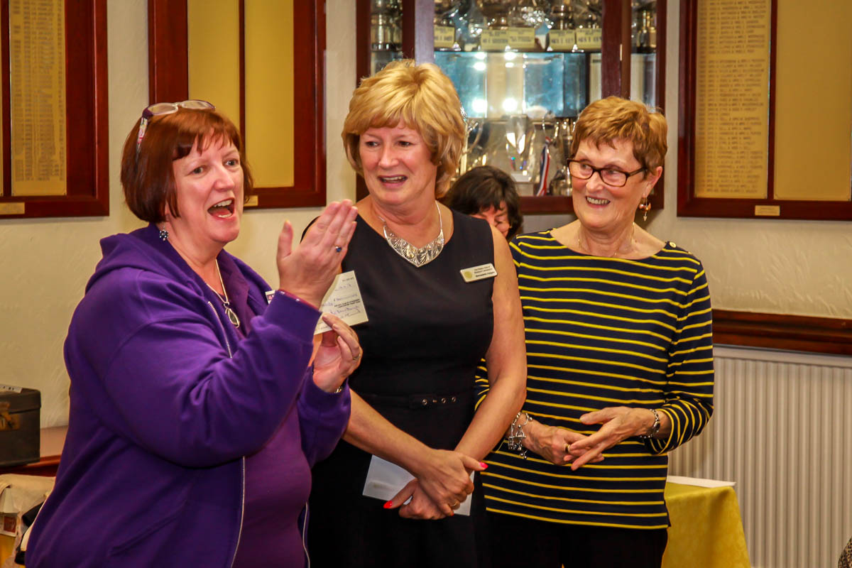 Speakers evening - £1500 raised at the Ladies Lunch, in memory of Ernie Spencer.
