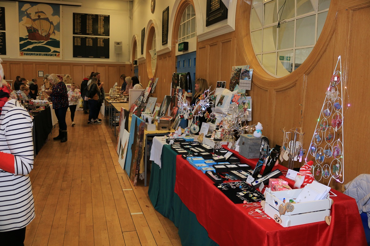Autumn Fayre 2018 - Campbell's Cottage Crafts stall in the foreground