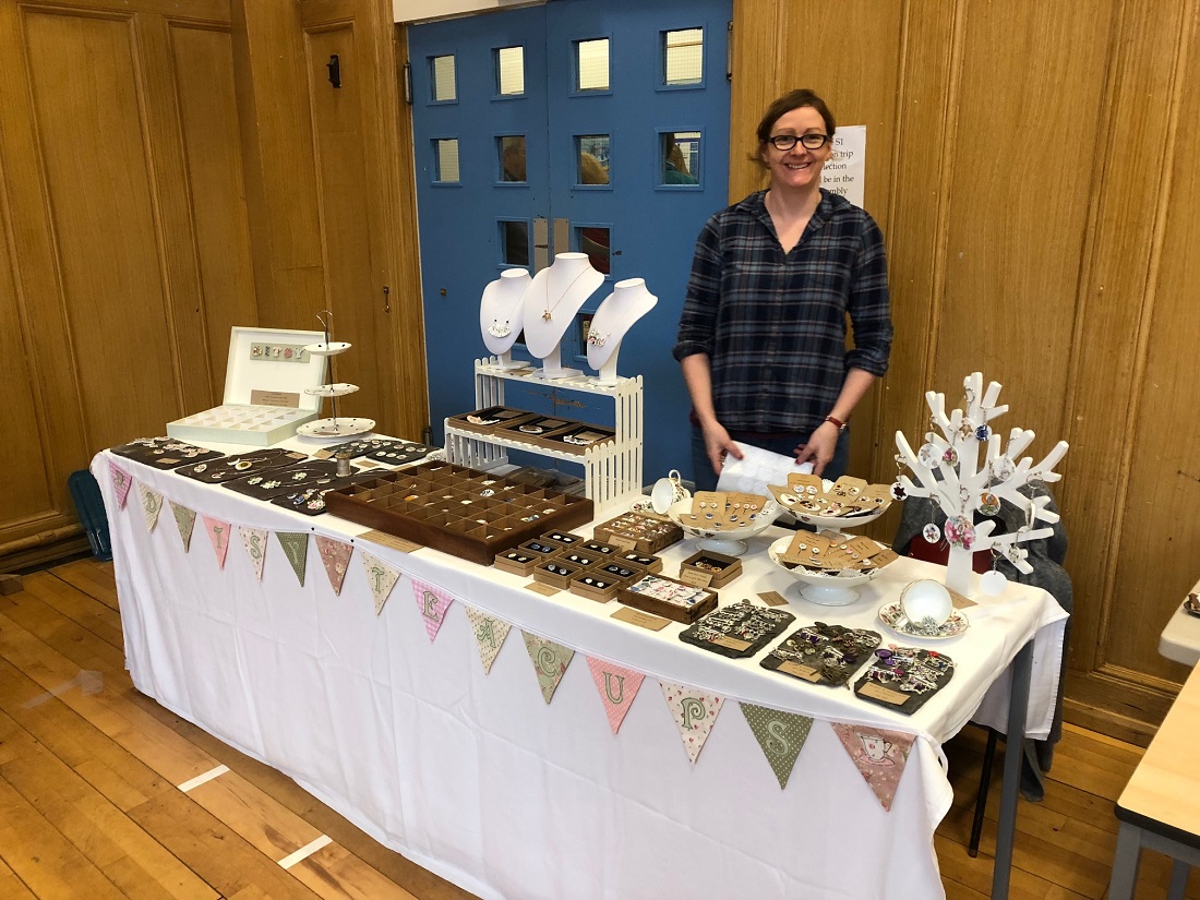 Autumn Fayre 2018 - Ditsy Teacups stall with Pauline Rogers