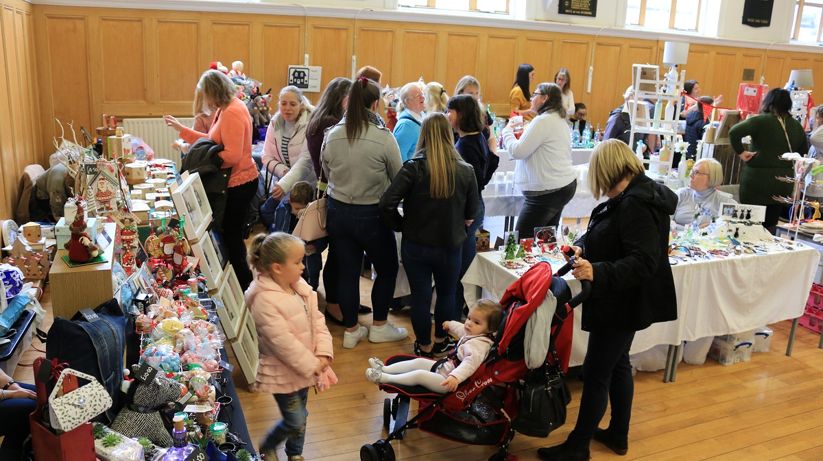 Autumn Fayre 2018 - A fairly busy Assembly Hall