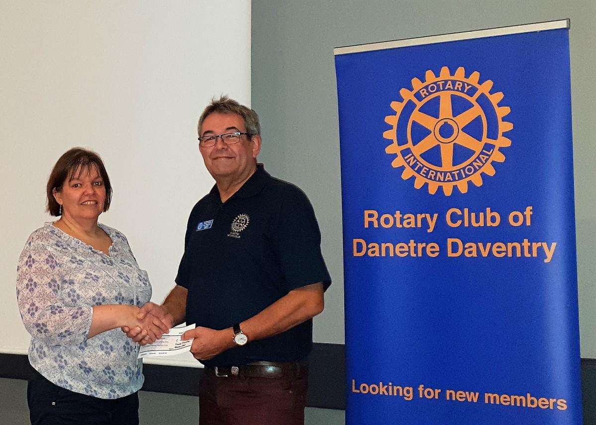 54th Presentation Evening 2018 - Susan Watkins collected £220 for the scouts.