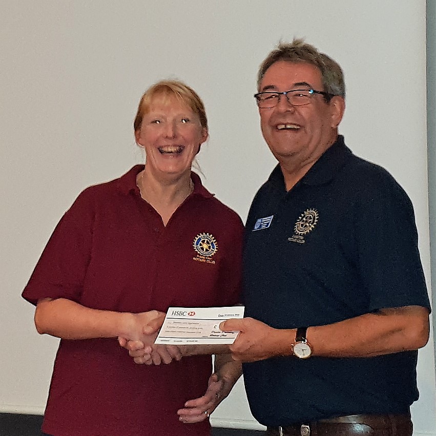 54th Presentation Evening 2018 - Sarah Souter, Browny & Rainbows leader, collected £140