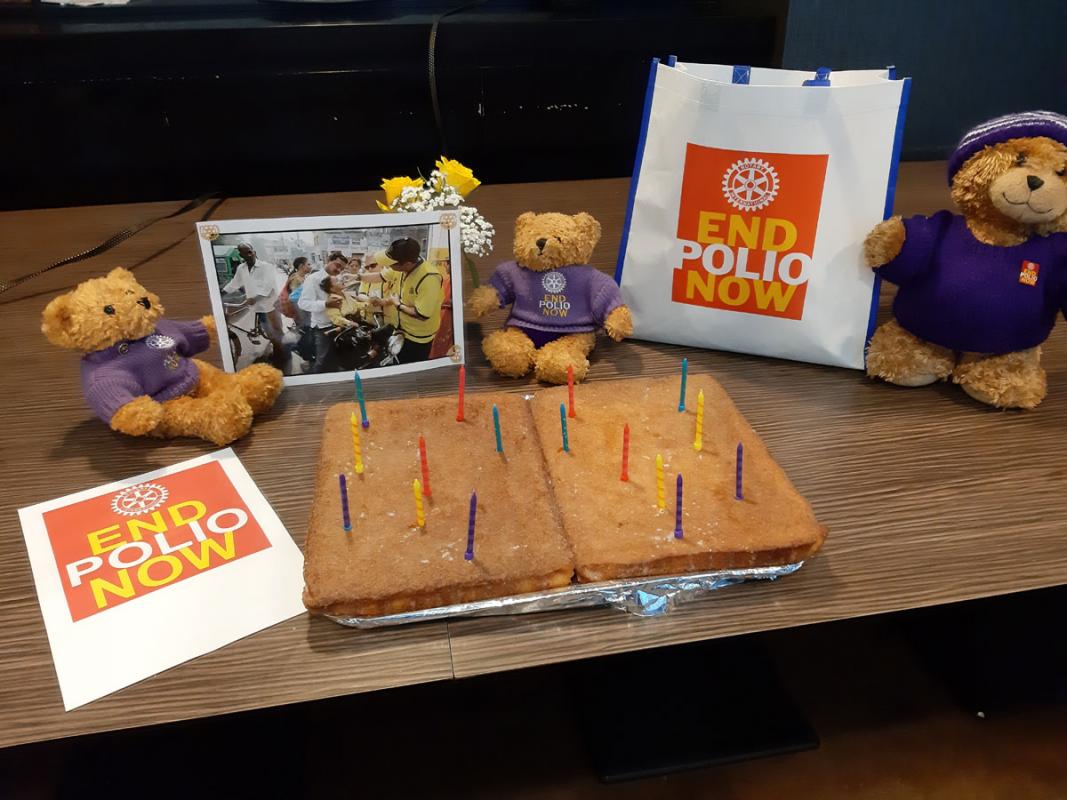 Rotary Polio Bear  - 