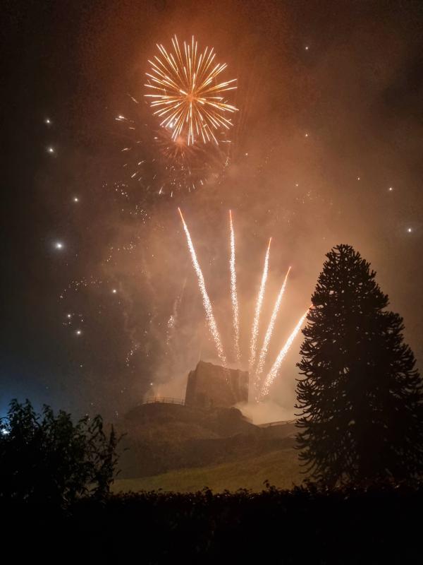 Clitheroe Castle Bonfire 2022 - 