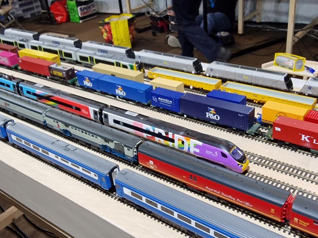 Round Wales charity walk for Blood Cancer UK - Model Rail exhibit (1)