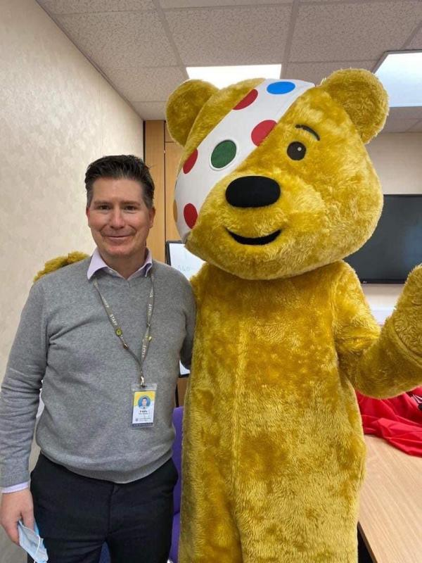 Recent New Members - Paul Kelly was inducted on Zoom but later met up with Pudsey