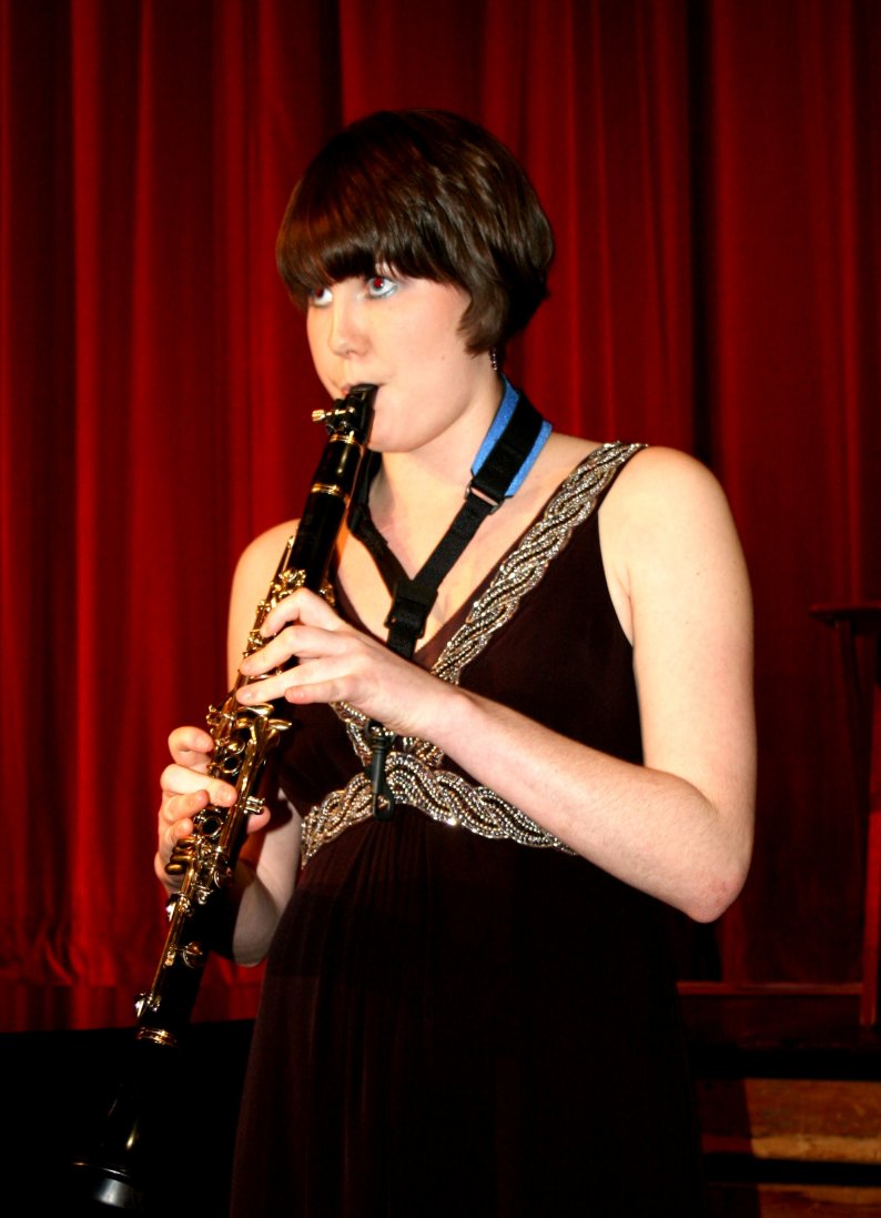 Young Musician Final - 31 Emily Jenner entertains on Clarinet (2)