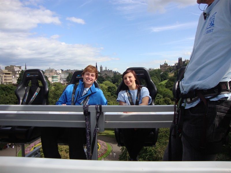 Diane & Laura Dine In The Sky at The Edinburgh Festival - 