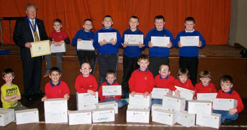 2012 Rotary Shoebox Appeal achieves a total of 2021 Shoeboxes - 