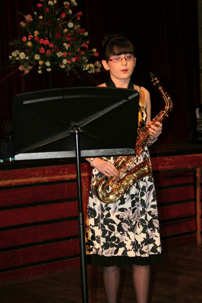 Young Musician Final - 9 Katie Jenner announces her Alto Sax pieces