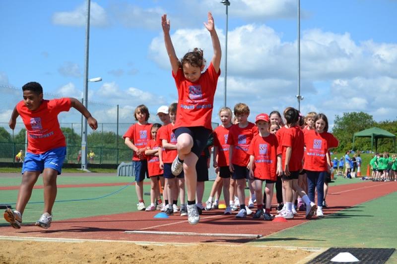 Jun 2012 Mini Olympics - run by the South Cambridgeshire Schools Partnership, at Wilbeforce Road CB3 0EQ - 9. Long Jump