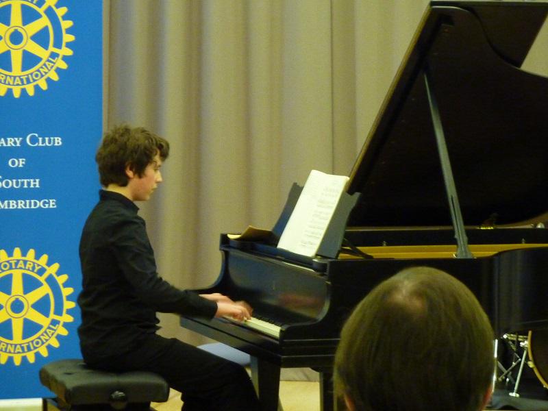 Mar 2014 District 1080  Young Musician Competition, the Leys School - Adam delights with Chopin and Beethoven (Beccles)