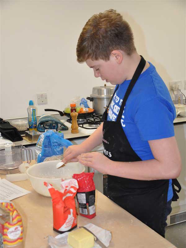 18 January 2014 - local students cook up a storm in Rotary Young Chef Competition - Adam White, who was awarded second place