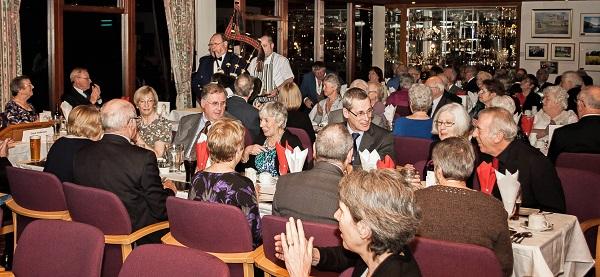 Burns Night at the Rotary - Members and guests 