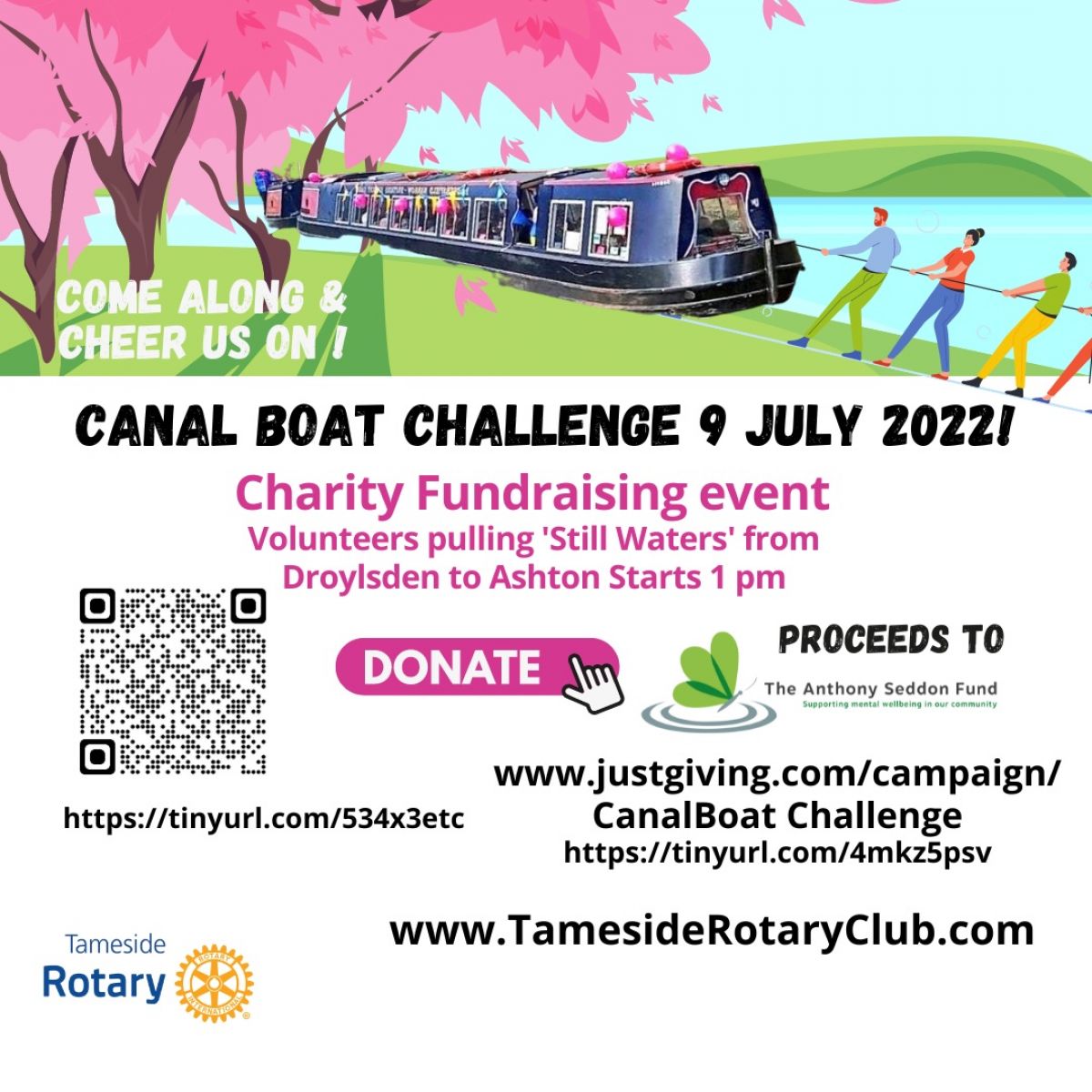 Sponsored Barge Pull 9th July - 
