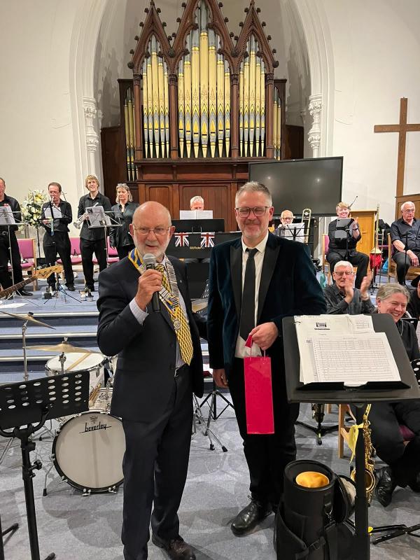 Bridport Big Band Jubilee Concert at the United Church.  - 
