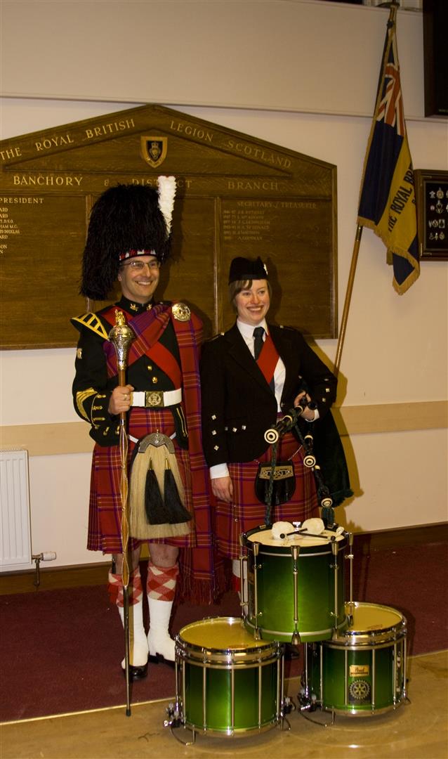 2013 Presentation to Banchory Pipe Band - BL 19 (Large)