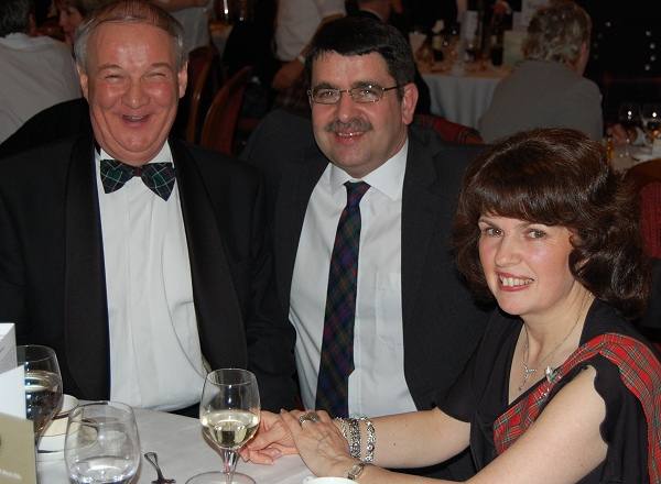 2008 Burns Celebration Dinner - Alan, Neil and Margaret