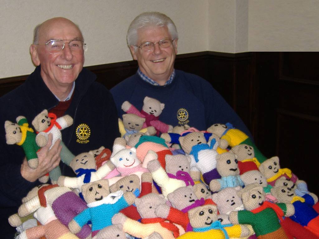 Disaster Aid Effort - Rotary Club of Buxton - .Teddies on their way to International Aid Trust and for Disaster Emergency Boxes